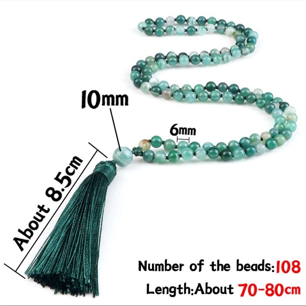 Green Natural stone Rosary - Picture 4 of 4